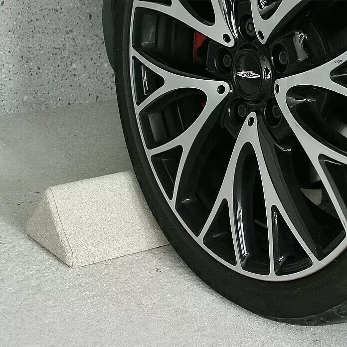 Christoph Auto-Stop - Weiß, 25 x 14,8 x 10 cm, Beton