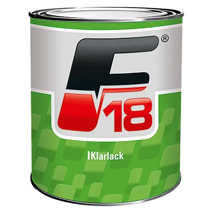 F18 Klarlack - Hochglänzend, 750 ml - Dose IKlarlack Klarlack, ideal zum Schutz und zur Veredelung von Oberflächen.