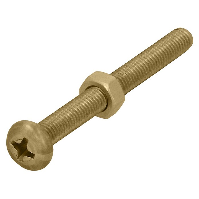 Stabilit Zylinderschraube MS (M4, Länge: 40 mm, 6 Stk., Messing)