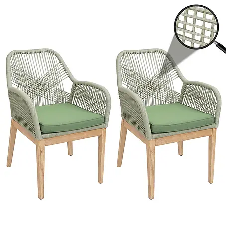 Mendler  Gartenstuhl-Set HWC-H56