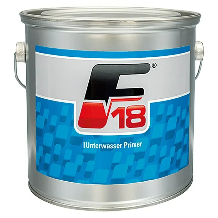 F18 Unterwasser-Primer - 2,5 l, Grau, Matt - Farbdose F18 Unterwasser Primer.