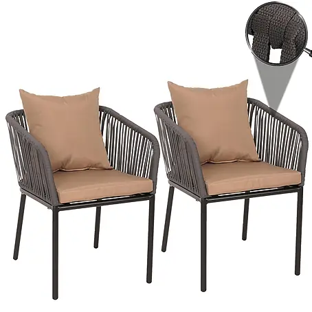 Mendler  Gartenstuhl-Set HWC-N41