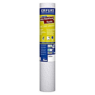 Erfurt Raufasertapete Vlies-Rauhfaser Rustic (Weiß, Korngröße: Grob, Grobe Struktur, 10,05 x 0,53 m)