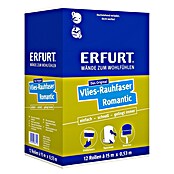 Erfurt Raufasertapete Romantic (Korngröße: Fein, Weiß, 15 x 0,53 m, Vlies)