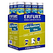 Erfurt Raufasertapete Viva (Korngröße: Sehr Fein, Weiß, 15 x 0,53 m, Vlies)
