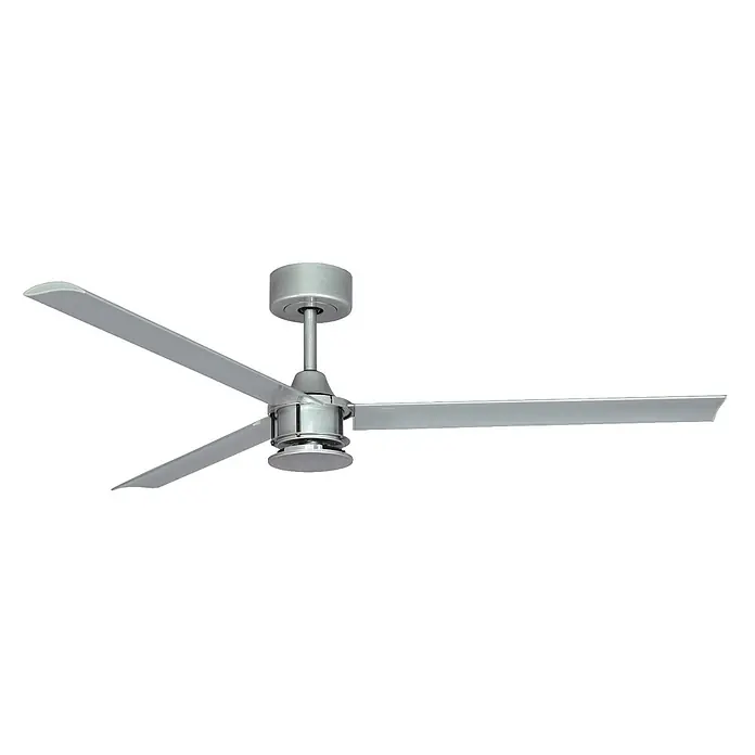 Vam Deckenventilator DC Deckenventilator 3 PLUS 3 Wi-Fi weiß 132 cm - weiß, 1.320 mm, 31 W - Gebürsteter silberner 3-Blatt-Deckenventilator mit schlankem, modernem Design.
