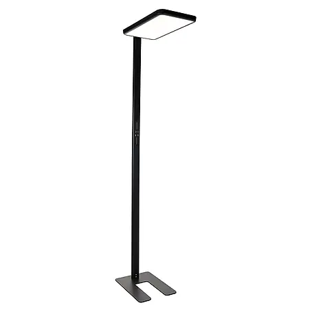 LUXULA LED Stehleuchte 100 W 4000 K neutralweiß schwarz dimmbar