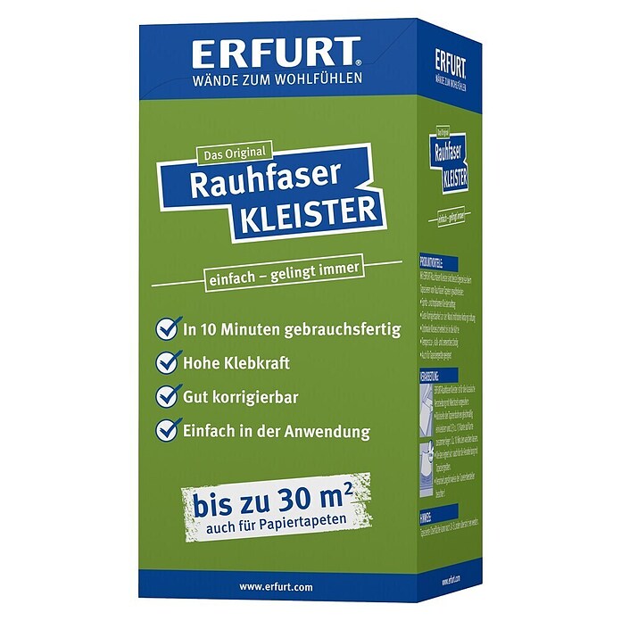 Erfurt Tapetenkleister Raufaser (200 g) | BAUHAUS