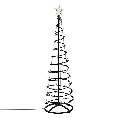 ECD Germany LED Weihnachtsbaum Außen 180 cm, Weihnachtsdeko mit Beleuchtung