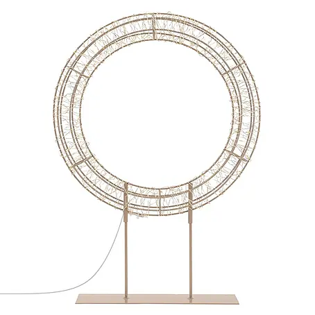 ECD Germany LED Weihnachtskranz 41,5 cm, Weihnachtsdeko mit Lichterkette