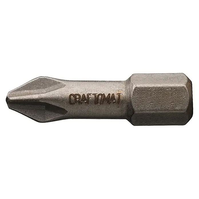 Craftomat Bit Blech/Metall - PH 2, Diamantbeschichtet - Vorderansicht