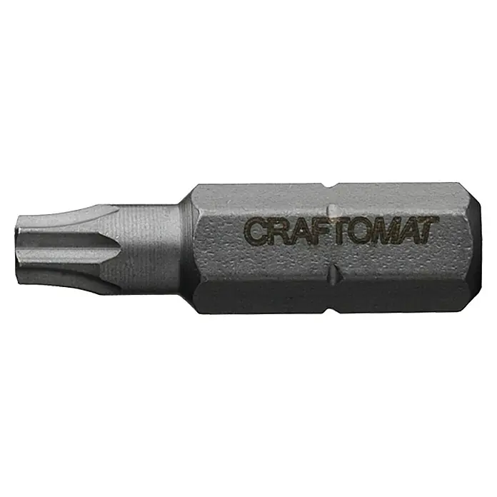 Craftomat Bit Standard - TX 15, 2 -tlg. - Craftomat Bit für Schraubendreher mit Torx-Profil, ideal zum Schrauben in verschiedenen Materialien. Robust und langlebig.