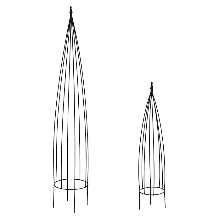 Rankhilfe (220 x 1 050 mm, Schwarz Metallic, Stahl) | BAUHAUS