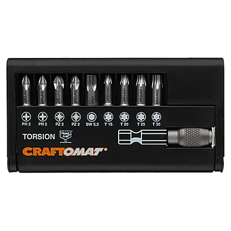 Craftomat  Bit-Set Stainless