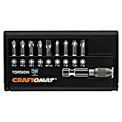 Craftomat Bitset Stainless (10-delig, Roestvrij staal)