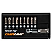 Craftomat Bit-Set Diamant (10-tlg., Diamantbeschichtet)