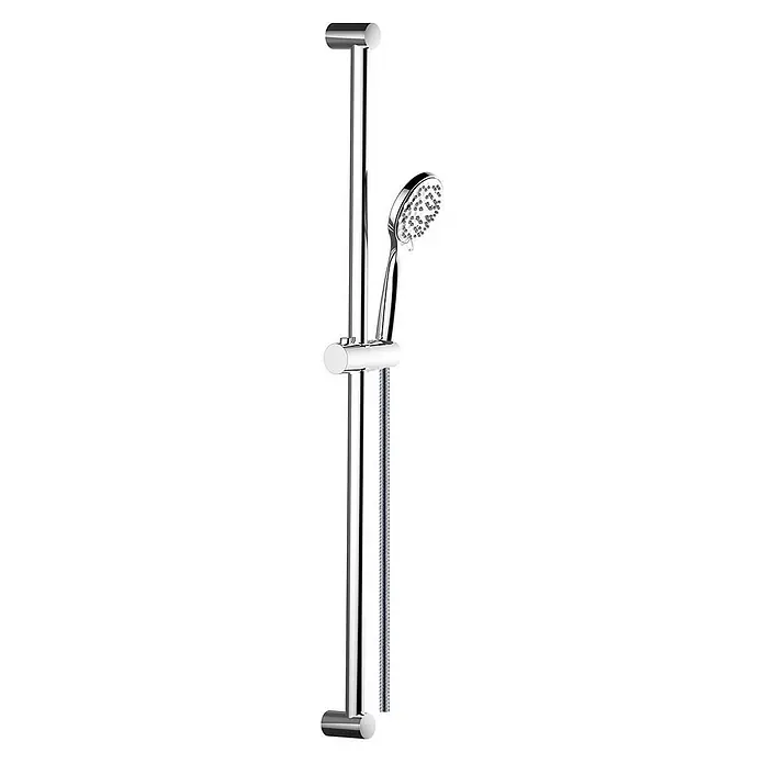 Beitz & Walz UP-Brausearmatur Beitz & Walz - Chrom - Verchromte Brausestange mit verstellbarer Halterung, Handbrause und flexiblem Schlauch für ein modernes Bad.