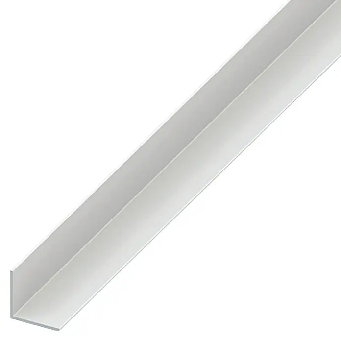 Kantoflex Winkelprofil - 1.000 x 20 x 20 mm, Stärke: 1,5 mm, Kunststoff, Weiß - Weißes Winkelprofil aus Kunststoff, ideal für saubere Abschlüsse und Kantenschutz im Innenausbau. Langlebig und einfach zu montieren.