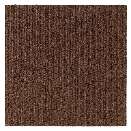 Floordirekt  Teppichfliese Moscow 50 x 50 cm Dunkelbraun