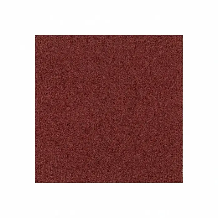 Floordirekt Teppichfliese Edinburgh - 50 x 50 cm - 0,25 m² - Rot -  - Quadratische rotbraune Stoffprobe mit Textur.