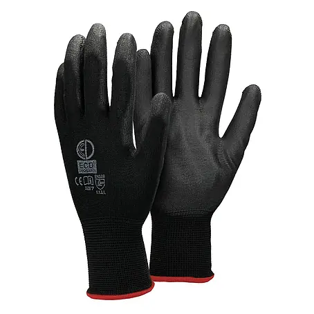 ECD Germany  Arbeitshandschuhe 12er Set Mechanikerhandschuhe Größe: S atmungsaktiv & rutschfest