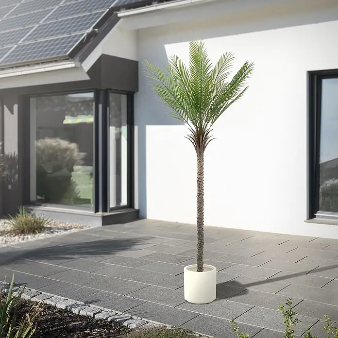 Künstliche Palme 210 cm groß im Topf für Indoor/Outdoor online kaufen bei BAUHAUS