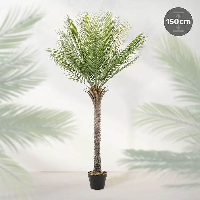 Künstliche Palme 150 cm groß im Topf für Indoor/Outdoor online kaufen bei BAUHAUS
