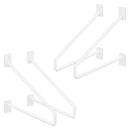 ML-Design  Schwerlastregal Regalstütze Haarnadel 4er Set solide Regalwinkel Industrial Metall