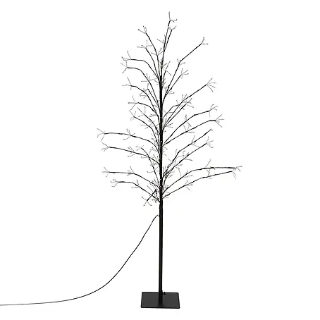 ECD Germany  Künstlicher Weihnachtsbaum Leuchtbaum mit 360 LEDs inkl. Timer für Innen & Außen IP44 Warmweiß