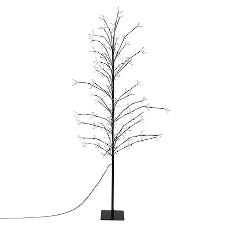ECD Germany  Künstlicher Weihnachtsbaum Leuchtbaum mit 480 LEDs inkl. Timer für Innen & Außen IP44 Warmweiß