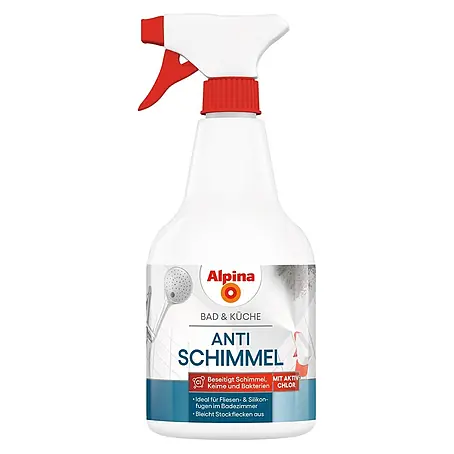 Alpina Bad & Küche Anti-Schimmel-Spray chlorhaltig – 0,5 Liter