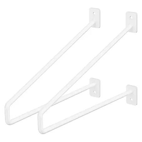 ML-Design  Schwerlastregal Regalstütze Haarnadel 2er Set solide Regalwinkel Industrial Metall