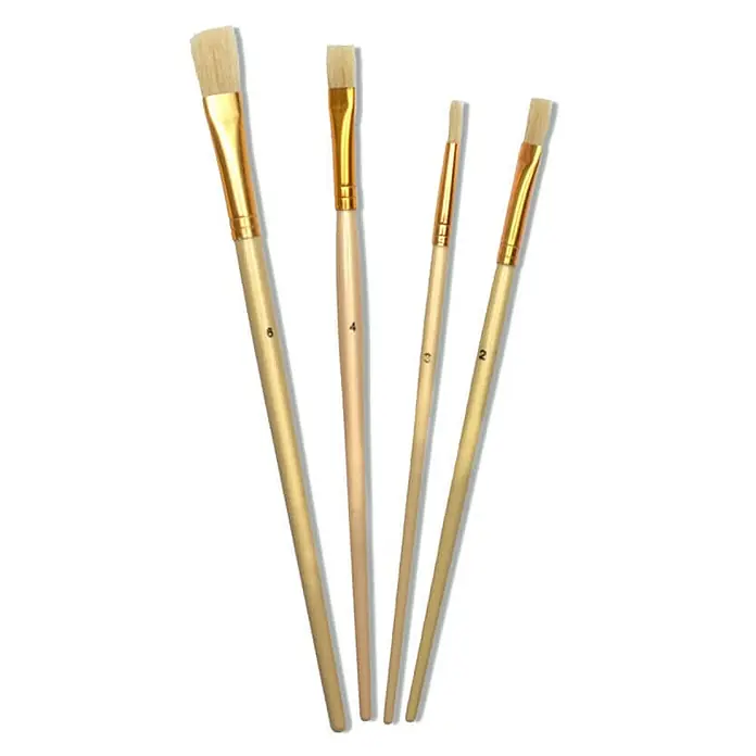 Artina Künstlerpinsel-Set - 30 -tlg., Größe Pinsel: Flachpinsel Synthetik 0, 2, ¾ Zoll und 1 Zoll Flachpinsel Naturborsten 2, 3, 4 und 6 Rundpinsel Synthetik 0 und 3 Rundpinsel Natur 5/0, 2, 4, 6 und 8 Weiße Borsten: Rund 0 und 3 Weiße Borsten: Flach 4 und 6 Weiße Borsten: Schräg 3/8 Zoll Katzenzungen: 1/8 und ½ Zoll, Kunstfaser