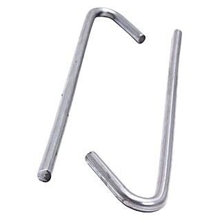 Protektor Montagezubehör für Trockenbau 125mm Abhängedraht mit Haken Silber