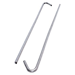 Protektor Abhängedraht mit Haken 250mm Stahl Silber Deckenabhängung