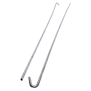 Protektor Montagezubehör für Trockenbau 750mm Abhängedraht mit Haken Silber