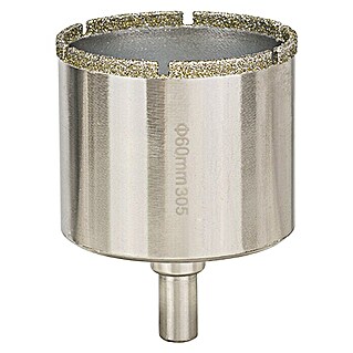 Craftomat Dijamantna kruna za bušenje rupa Keramik (60 mm, Dubina reza: maks. 35 mm)