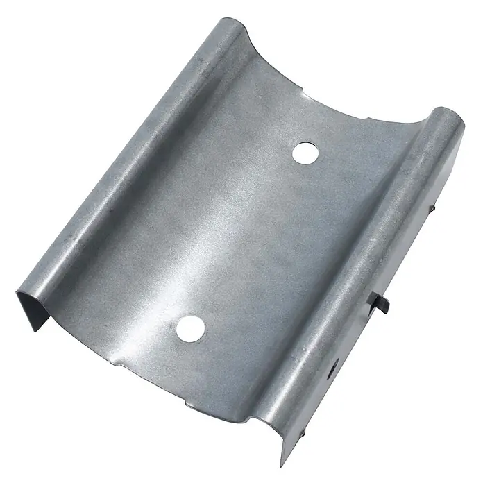 Protektor Montagezubehör für Trockenbau Längsverbinder CD Profil 60/27 Trockenbau Silber -  - Verzinkte, gekrümmte Metallhalterung mit zwei Löchern und kleinen Seitenlaschen.