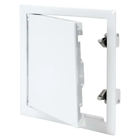 Protektor  Montagezubehör für Trockenbau 20cm x 20cm Revisionsklappe Stahl Schnappverschluss Weiß