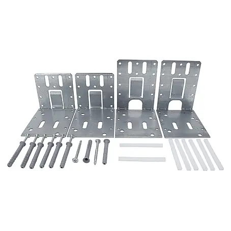 Protektor  Montagezubehör für Trockenbau Türpfostensteckwinkel Set UA/CW 100 Silber