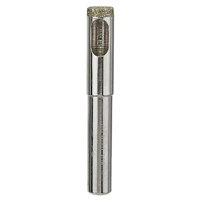 S&R Professionele 2-delige set 8 mm diamantboor, diamanttegelboor en carbide glasboor, voor harde keramiek, graniet, glas, porselein, tegels, fijn