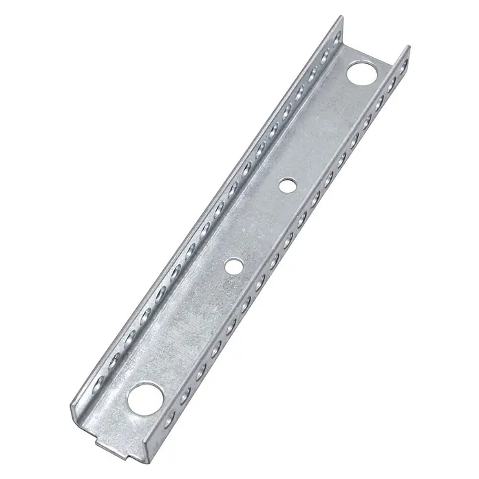 Protektor Montagezubehör für Trockenbau 90mm Nonius Verbinder Verlängerung Silber -  - Verzinktes C-Profil aus Metall mit verschiedenen Befestigungslöchern.