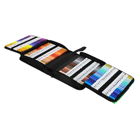 Dual Brush Pen Set 120 Farben Wasserbasis