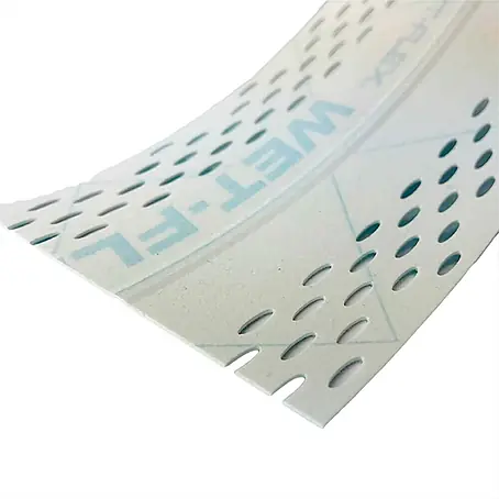 Strait-Flex  Kantenschutz für Trockenbau 30,5m Kantenprofil Rolle Wet-Flex 100 flex. Winkel Grau