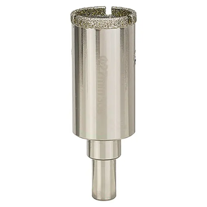 Craftomat Diamant-Lochsäge Keramik - 27 mm, Schnitttiefe: Max. 35 mm - Dieses Bild zeigt einen hochwertigen Diamant-Bohrkrone, ideal zum präzisen Bohren in harten Materialien. Ein robustes Werkzeug für Profis und Heimwerker.
