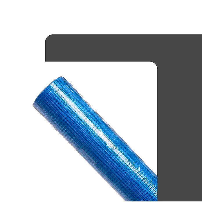 Dalsys Armierungsgewebe - 1 x 50 m, Glas - Rolle aus blauem Gittergewebe für Bau und Verstärkung.