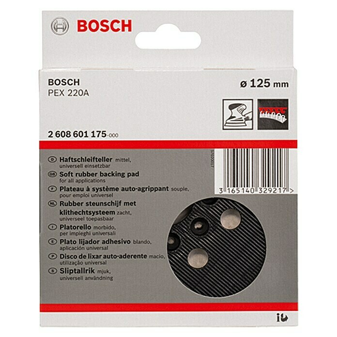 Bosch Schleifteller PEX 220 ADurchmesser: 125 mm Front View