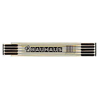BAUHAUS Zložljivi meter (2 m, Steklo brezov les)
