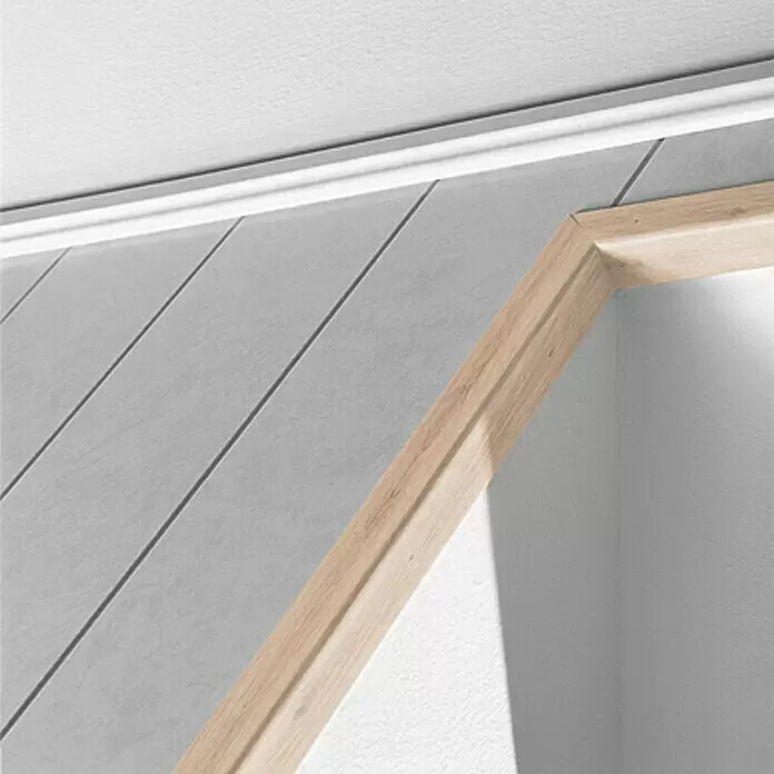LOGOCLIC Winkelleiste Eiche Colorado - 260 cm x 28 mm x 28 mm, MDF - Stimmungsaufnahme