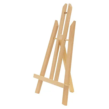 Tischstaffelei klappbar aus Holz verstellbar für Leinwänden bis 40 cm